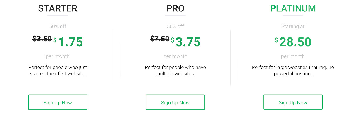Choose affordable hosting plan for website