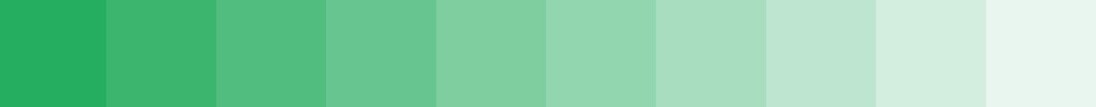 Green color shades