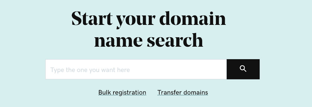 How to search domain name availability